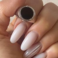 Anello chavalier argento  925 onice