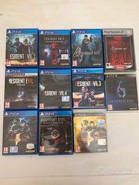 Collezione resident evil ps4 ps2 ps3