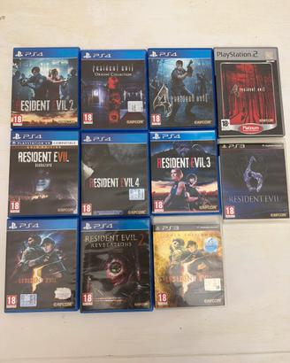 Collezione resident evil ps4 ps2 ps3