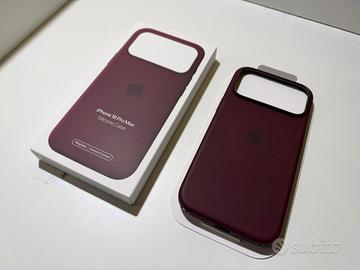 Cover Silicone Apple iPhone 18 Pro Max Borgogna