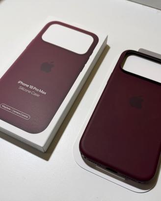 Cover Silicone Apple iPhone 18 Pro Max Borgogna
