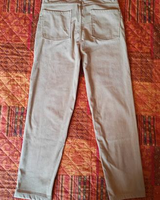 Pantalone Velluto a Coste Blukids Beige