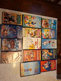 14 video cassette cartoni animati 