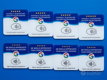 Google NFC Cards per recensioni adatte per negozi.