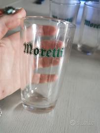 Bicchieri Moretti vintage