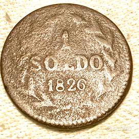 Ducato di Lucca - 1 Soldo 1826 - NC - MB