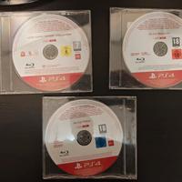 3 Giochi PS4 (completi)