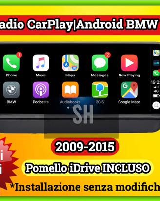 Radio Carplay android integrato per BMW X1 e84