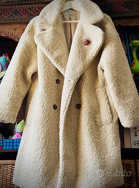 Cappotto Alcott Teddy Bianco panna