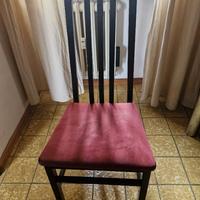 Sedie con spalliera alta