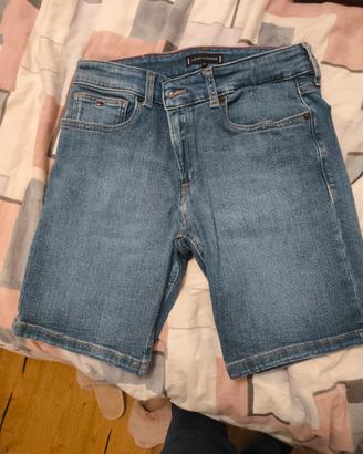 pantaloncini jeans Tommy Hilfiger bambino