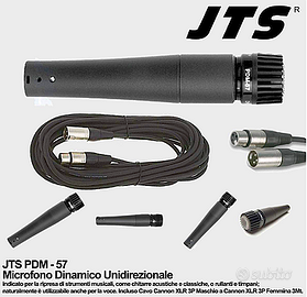 MICROFONO JST-PDM 57 CON CAVO