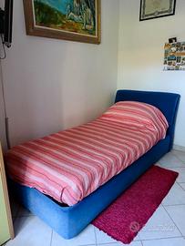Letto singolo contenitore 80x190 con materasso