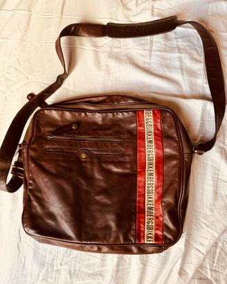 Tracolla postina borsa bikkembergs marrone uni