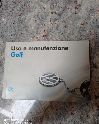 libretto uso e manutenzione Golf 