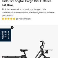 bici elttrica Fiido T2 cargo