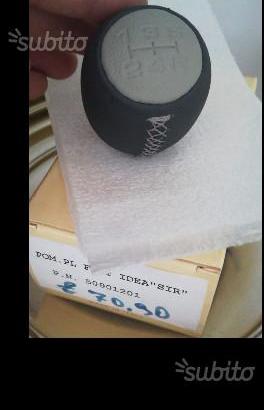 Pomello in pelle fiat idea panda