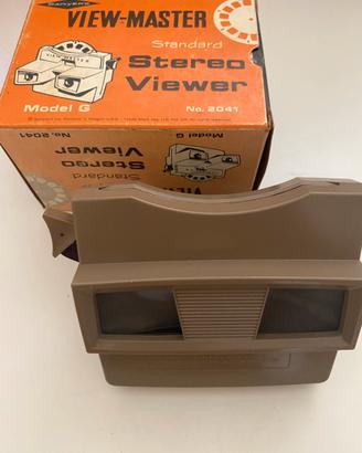 Visore View Master + n.4 dischetti - vintage