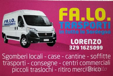 Trasporti sgomberi  traslochi 