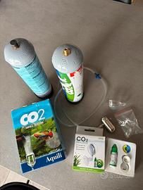 Impianto co2 per acquari con bombole 600gr