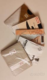 Collant + autoreggenti  XL varie marche
