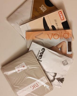 Collant + autoreggenti  XL varie marche