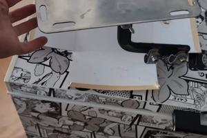 porta pacchi per honda xr con piastra in acciaio i