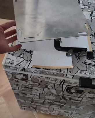 porta pacchi per honda xr con piastra in acciaio i