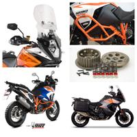 Ktm Super Adventure valigie scarico mono paracoppa