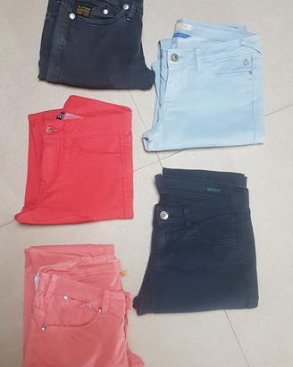 BLOCCO 5 pantaloni donna
