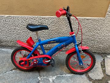 Bici spiderman ruote 14 pollici