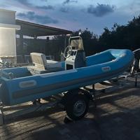 Gommone 4 m + carrello + motore 30 hp