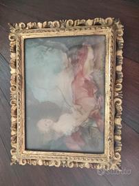 quadro poster con la cornice antico