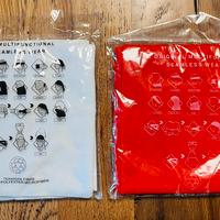Set 2 fasce polifunzionali (rossa e bianca)