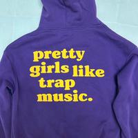 Felpa deltanove viola pretty girls like trap music