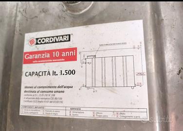 serbatoio Cordivari 1500l