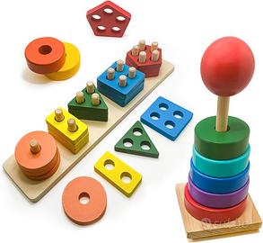 *Nuovissimo. Gioco Montessori colorato 