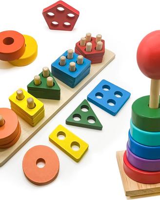 *Nuovissimo. Gioco Montessori colorato 