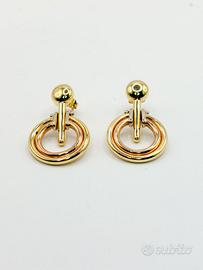 Orecchini oro 18 kt di gr. 12.06