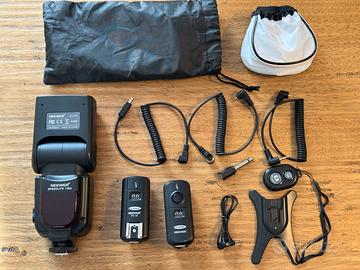 Flash Neewer Speedlite 750II + Neewer FC-16