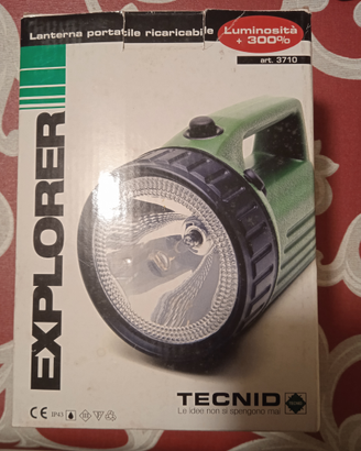 Lanterna portatile ricaricabile