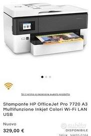 Stampante A3 hp office jet pro 7720