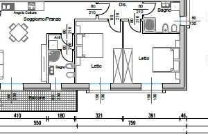 Appartamento di 102 m² con 3 locali e box auto a R