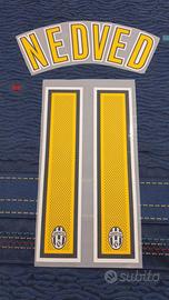 Nameset #11 NEDVED maglia Juventus 2004 2005 2006