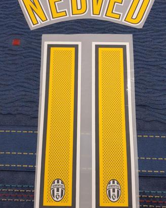 Nameset #11 NEDVED maglia Juventus 2004 2005 2006