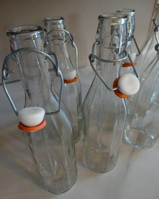 Set di 8 bottiglie con tappo - 0.5 L