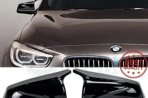 CALOTTE SPECCHIETTI per Bmw Serie 5 GT Nero Lucido