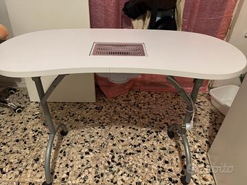 Tavolo manicure pieghevole