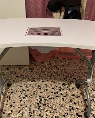 Tavolo manicure pieghevole