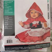 vestito cappuccetto rosso 1-2 anni